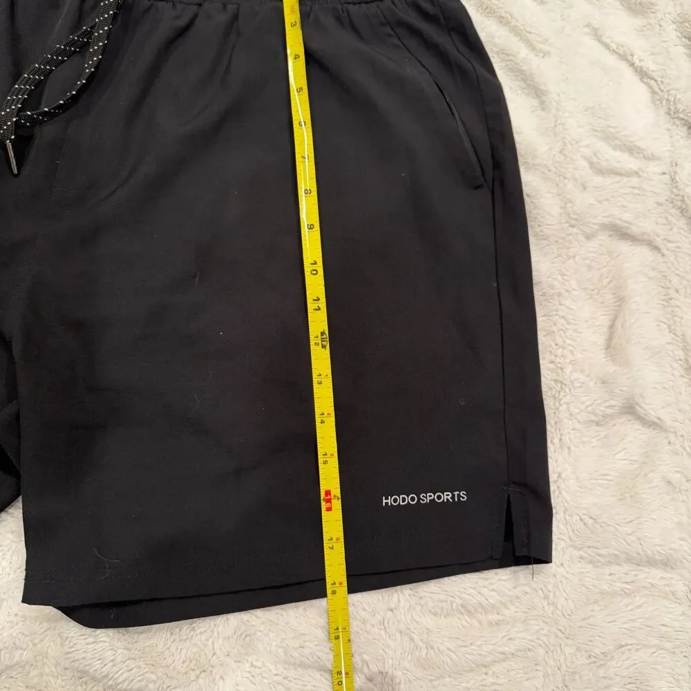 HODO Sports Black Athletic Shorts - Men's XL